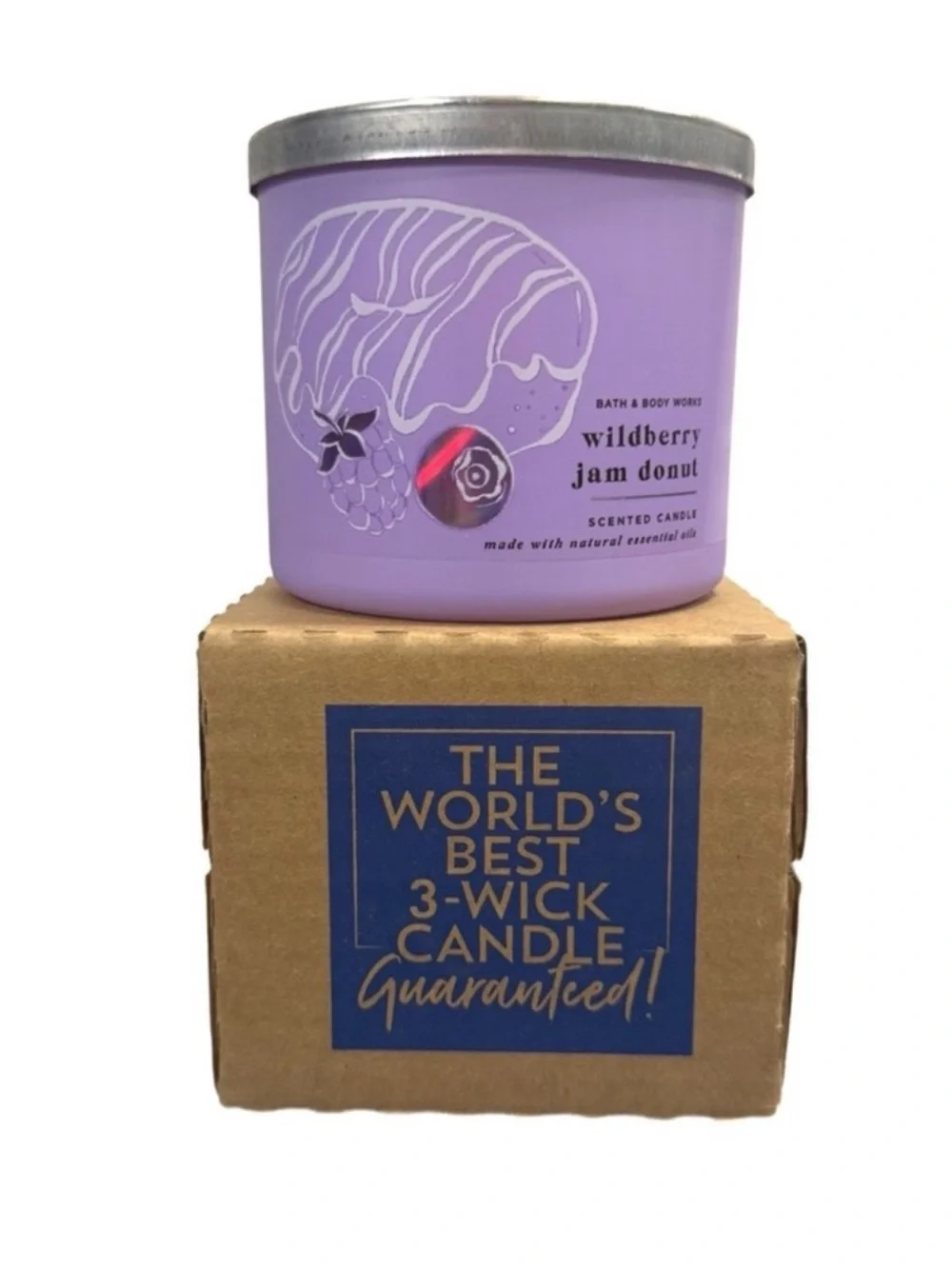 Wildberry Jam Donut Candle